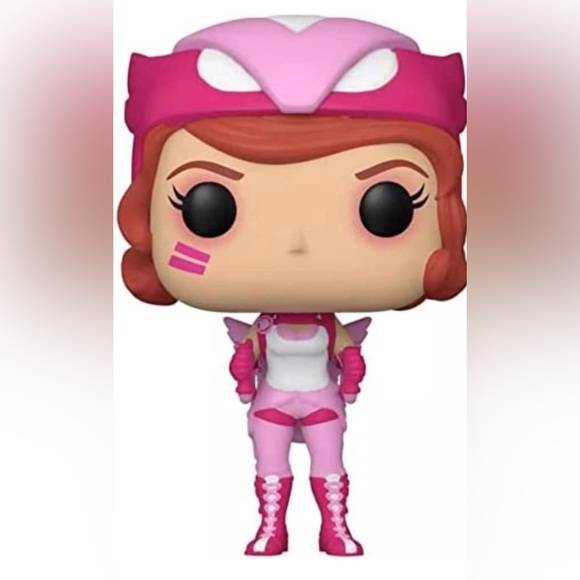 Funko Pop! Hawkgirl (Bombshells) (Breast Cancer Awareness)-NWT - Picture 2 of 2